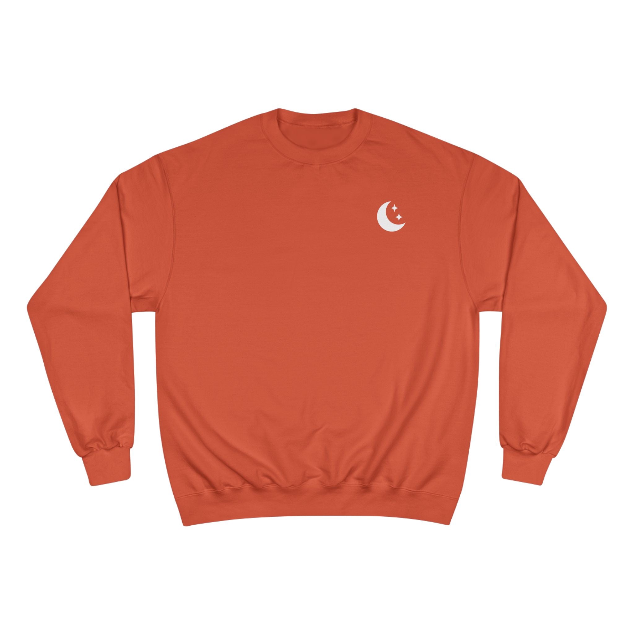 Crescent Crewneck Sweatshirt — Minimal Lunar Champion Sweatshirt