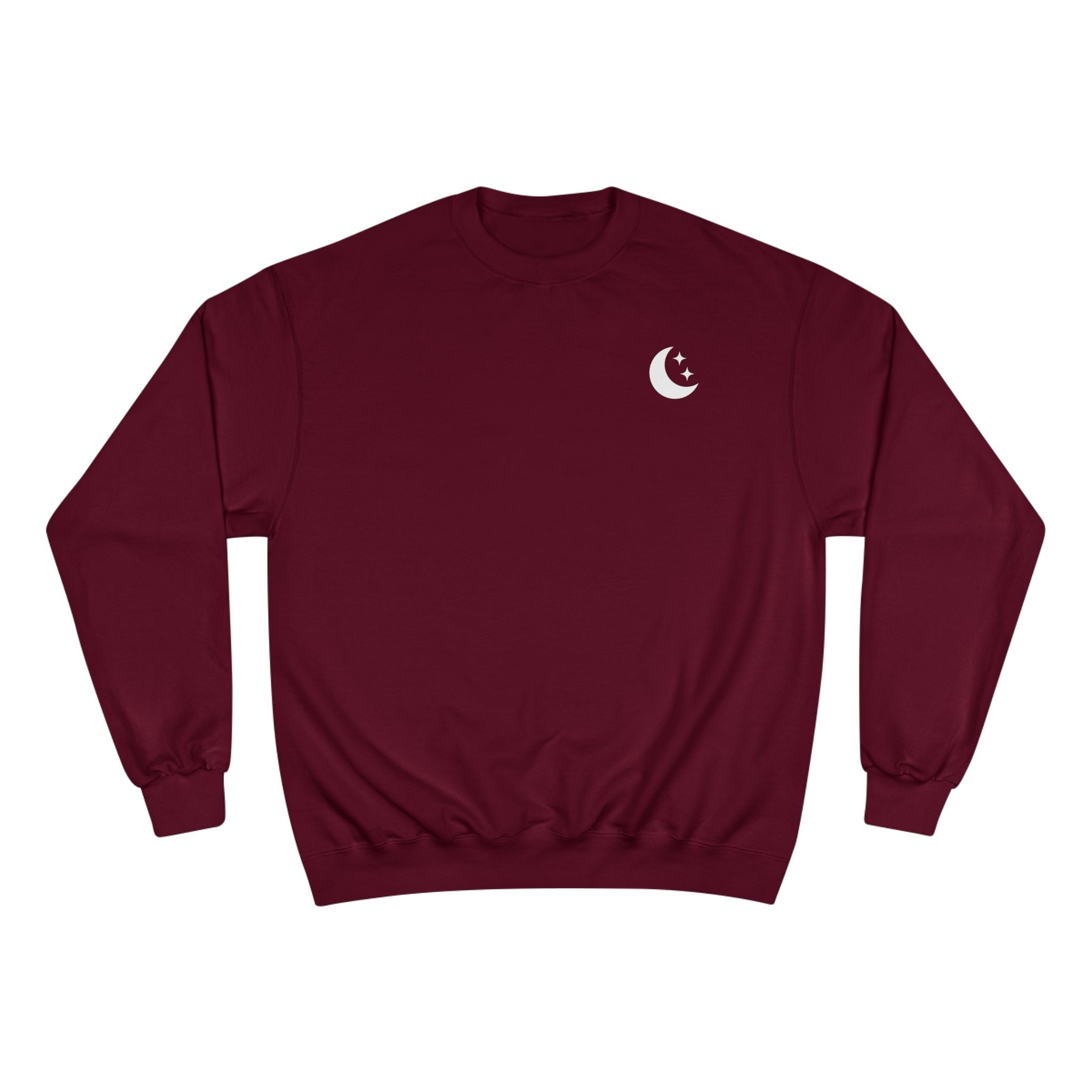 Crescent Crewneck Sweatshirt — Minimal Lunar Champion Sweatshirt