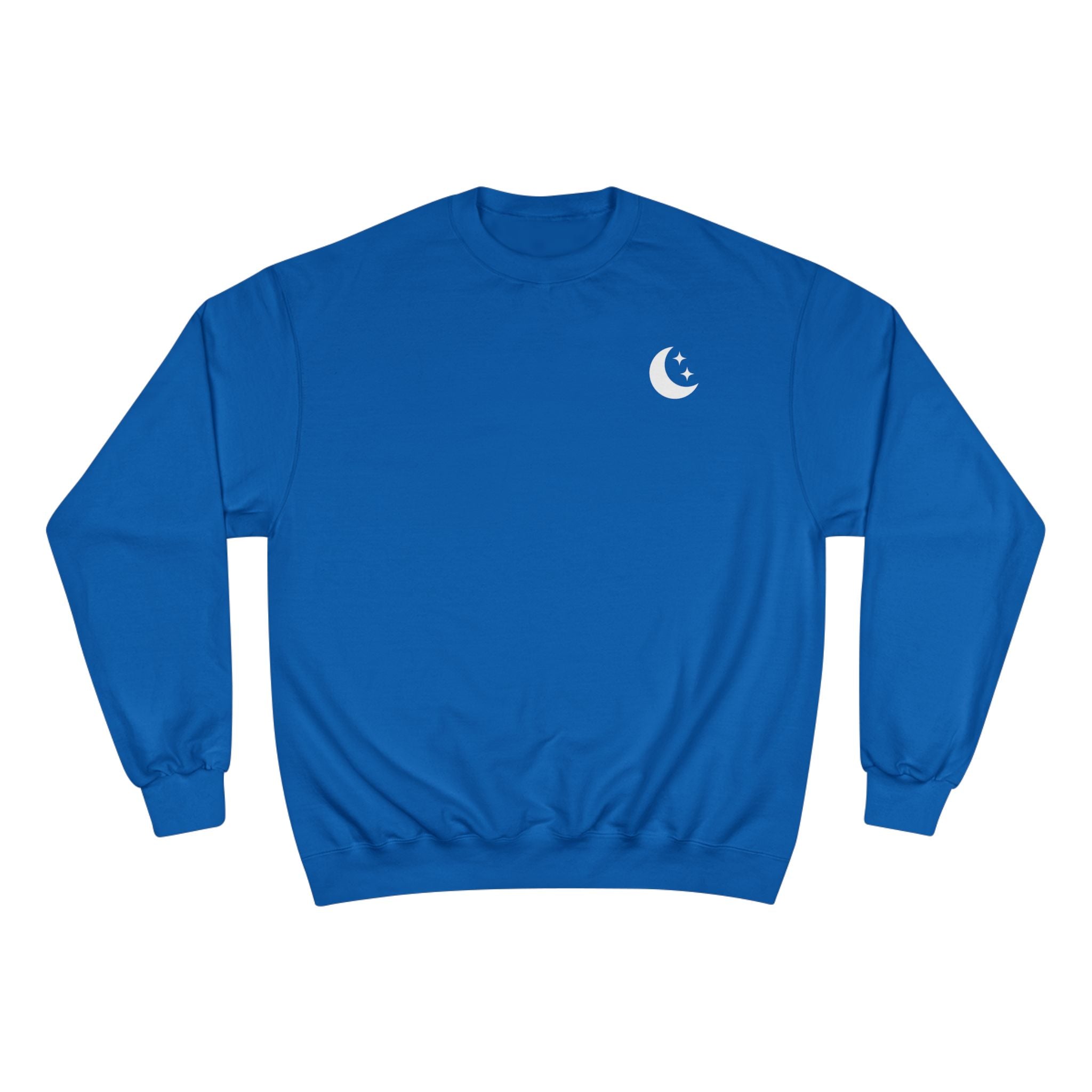 Crescent Crewneck Sweatshirt — Minimal Lunar Champion Sweatshirt