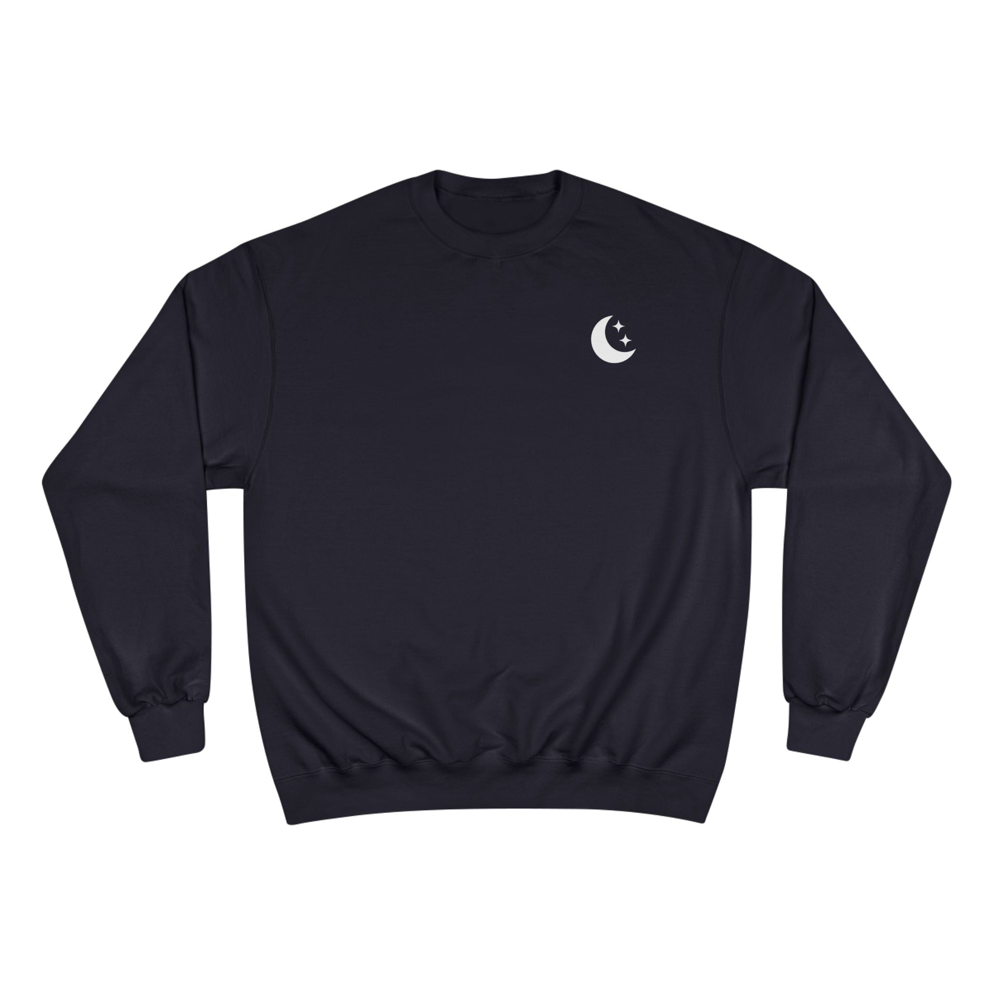 Crescent Crewneck Sweatshirt — Minimal Lunar Champion Sweatshirt